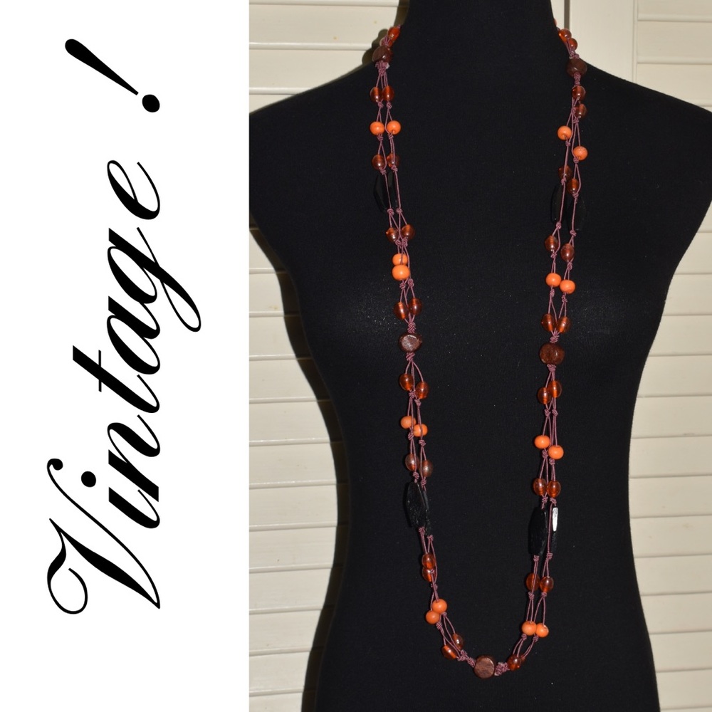 Fire Stones Handmade Necklace